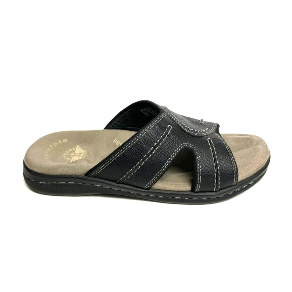 Dockers Mens Sunland Slide Sandal Black Size 8 M